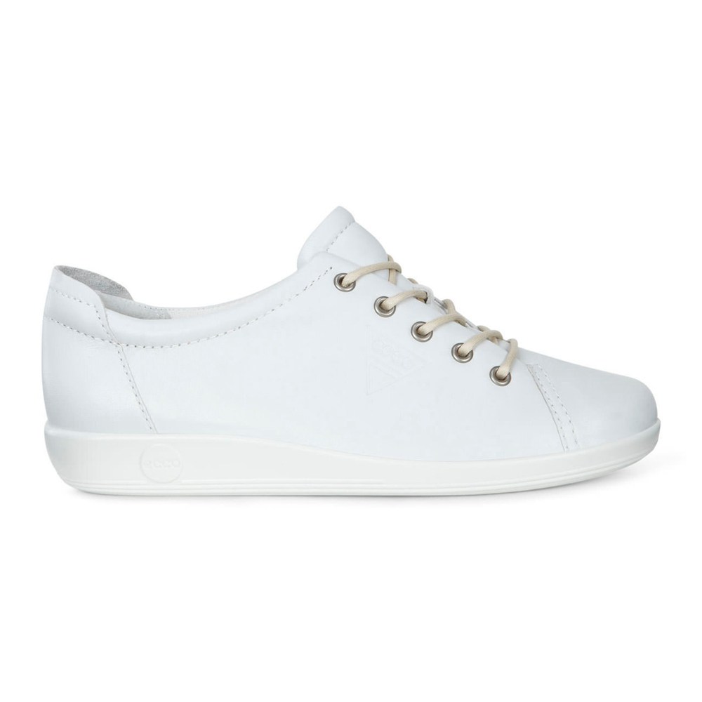 Tenis Mujer - ECCO Soft 2.0 Tie - Blancos - YOX203951